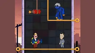 Huggy pin - Horror playgame - Android and IOS pull the pin level 60 - 65 gameplay