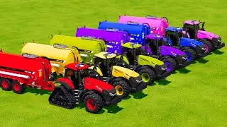 TRANSPORTING AND SLURRY SPREADING WITH CASE TRACTORS - Farming Simulator 2022