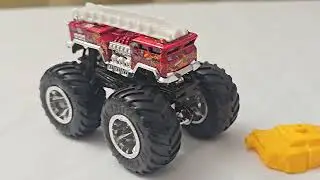 Unboxing Hot Wheels Monster Trucks - 5 Alarm Fire Truck