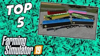 Top 5 Console Semi Trailer Mods | Farming Simulator 19