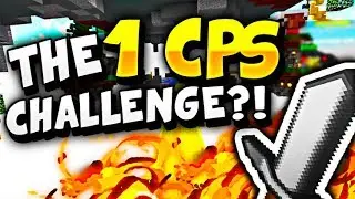 THE 1 CPS CHALLENGE?! - Minecraft BED WARS!