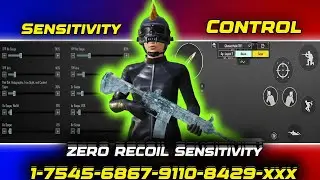 Best Sensitivity Settings 2025 🥵Best 4 Fingers control Code Sensitivity | zero recoil sensitivity 