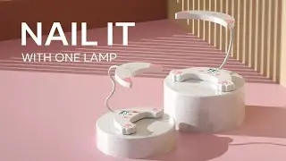NAIL IT WITH ONE LAMP | Modelones 2023 New Set UV LED Nail Lamp#modelones #naillamp #nailsoftheday