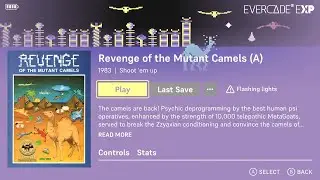 Revenge Of The Mutant Camels (A) | The Llamasoft Collection | Game 21 of 27 | Evercade Handheld