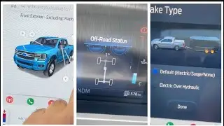 Ford Ranger XL black edition full Screen and functions 