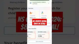 NS Credits 2024: $800 Total!