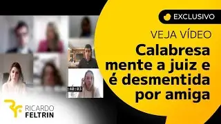 V&iacute;deo in&eacute;dito MA&Iacute;RA PERAZZO DESMENTE CALABRESA PARA JUIZ #CasoMelhem @feltrinoficial