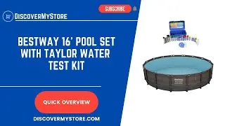 Bestway 16' Pool Set with Taylor Water Test Kit
