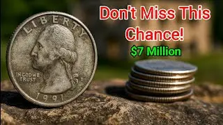 1991 D Washington Quarter Worth $7 Million | Rare Error Coin Value | Million Dollar Coin | rarecoin