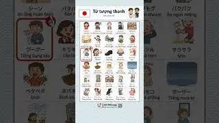 30 Từ vựng tiếng Nhật về Từ tượng thanh（オノマトペ）