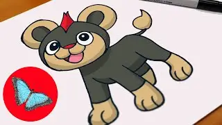 How To Draw Pokemon - Litleo Easy Step by Step