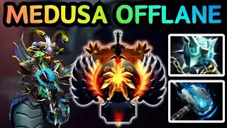 🔥 MEDUSA OFFLANE &mdash; MANA SHIELD MAKES HER UNKILLABLE 💥 | DOTA 2 🔥