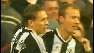 Newcastle Utd v Middlesbrough 2001-02 SHEARER BELLAMY SPEED GOAL