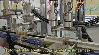 Dubbelskruvkapslingsmaskin, Flaskkapslingsmaskin