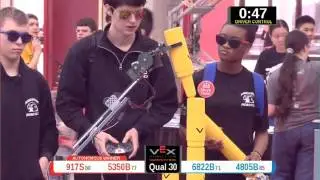 2015 VRC Arts Q30 - 917S 5350B vs 6822B 4805B - 67 to 31 - VEX Worlds 2015 - Arts Division