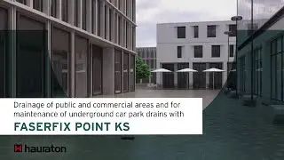 Drainage and maintenance of underground car park drains with the FASERFIX POINT KS 💧