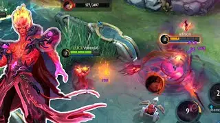 VALIR'S FLAMES ARE PAINFUL || MLBB Valir Legend Skin Gameplay.