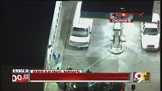 Chopper 9: Police search for bank robber
