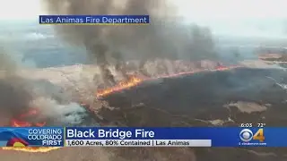 Blackbridge Fire Burning In Southeast Colorado