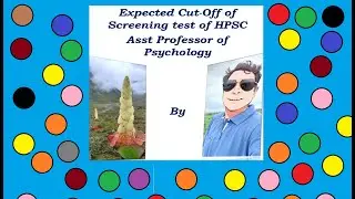 Cut Off HPSC Asst Professor of Psychology