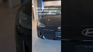 2025 Hyundai IONIQ 6 Exterior + Interior Overview #hyundai #ioniq #ioniq6