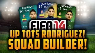 UPGRADED TOTS JAMES RODR&Iacute;GUEZ! w/ AWESOME SQUAD BUILDER! | FIFA 14 Ultimate Team