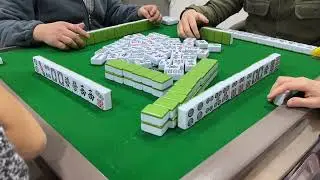 [🤩一日打兩場共十回合] Mahjong259. 廣東牌10番1024有花🀄️上埸捱打局六回之六：廣東牌好多時候都係要靠上牌，所以下家食糊上家有責。