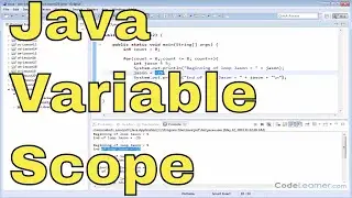 23 - Variable Scope and Lifetime in Java