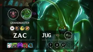 Zac Jungle vs Warwick - KR Grandmaster Patch 10.6