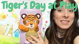 🐯Tigers Day at Play 📚 cute puppet book read by Joy