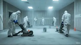 From Dusty Concrete to Precision Science Lab | Floor Prep Timelapse