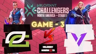 OPTIC GAMING VS VERSION1 [GAME 3 FULLMATCH] VALORANT Champions Tour 2022 Stage 1 North America