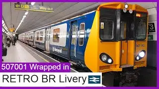 Merseyrail Wrap 507001 In RETRO British Rail Livery | 777Trains