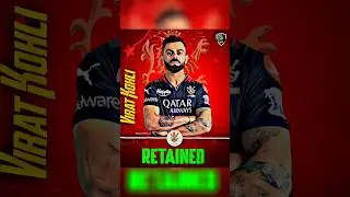 RCB Retained Players in IPL 2024 #cricket