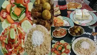 আজকে নারিকেলের পোলাও ‌আর  মুরগির মাংস রান্না করলাম।🌹🌹