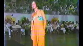 Desfile de modas Tebar Praia Clube 1985