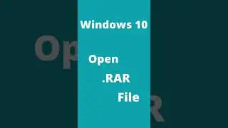 Как открыть файл .rar с помощью 7zip. #шорты