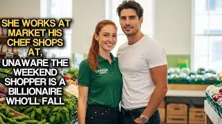 She Works At Market His Chef Shops At, Unaware The Weekend Shopper Is A Billionaire Who'll Fall