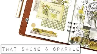 Journal with Me #7 #stamps #stazon #vintage #journalingcards #mixedmedia #bulletjournal