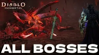 Diablo Immortal Necromancer - All Bosses & Final Boss Fight (No Commentary | Full Gameplay)