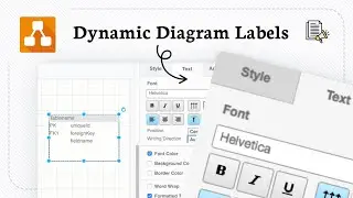 How to rotate text in draw io (Smart Angle)