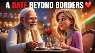 Valentine’s Day Date! ❤️ Modi Ji & Giorgia Meloni  Pixar Style  By God Creations valentine day movie