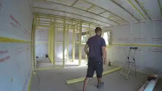 Fabrication de cloisons int&eacute;rieures en bois