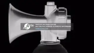 ''MLG Airhorn'' Sound Clip in Black And White Reversed