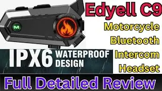 Edyell C9 | Best Bluetooth intercom every biker needs 💯🤩 #intercom