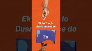 It's a fair deal, protection do healthy snacks lo! Aur kya chahiye? 😉 #fitandflex #giftbox