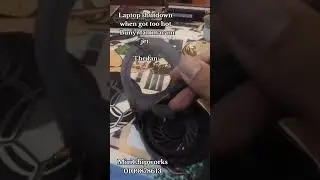Cleaning Thick Dust from Laptop Fan 💨 #Shorts