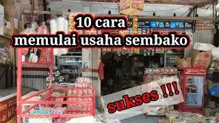 10 cara untuk memulai usaha sembako ❗