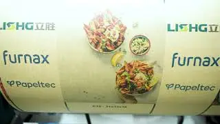 6color gear drive sleeve type central drum flexo printing machine for kraft paper