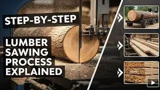 Step by Step Lumber Sawing Process Explained
